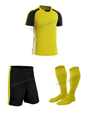 Legend 2 Yellow/Black SS Discount Football Kits