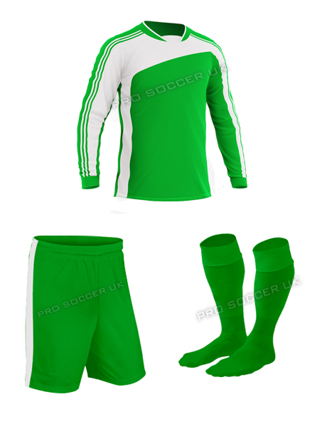 Striker II Green/White Football Kits