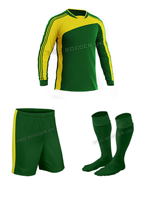 Striker II Green/Yellow Discount Football Kits
