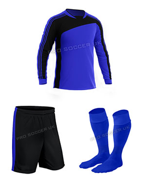 Striker II Royal/Black Discount Football Kits
