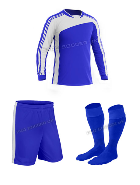 Striker II Blue/White Football Kits