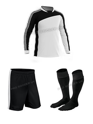 Striker II White/Black Discount Football Kits