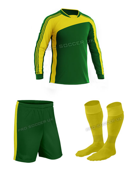 Striker II Yellow/Green Football Kits