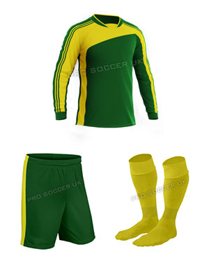 Striker II Yellow/Green Discount Football Kits