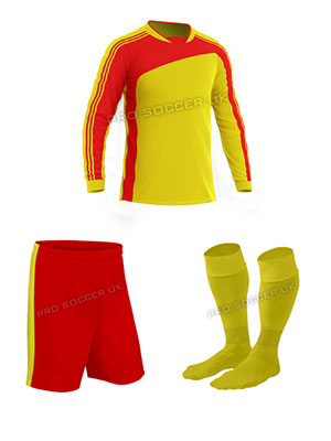 Striker II Yellow/Red Discount Football Kits