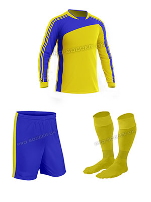 Striker II Yellow/Royal Discount Football Kits