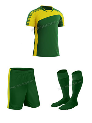 Striker II Green/Yellow SS Discount Football Kits