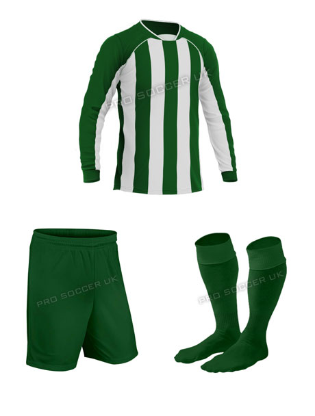 Team Green/White Football Kits