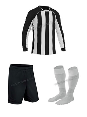 Team White/Black Discount Football Kits