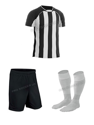 Team White/Black SS Discount Football Kits