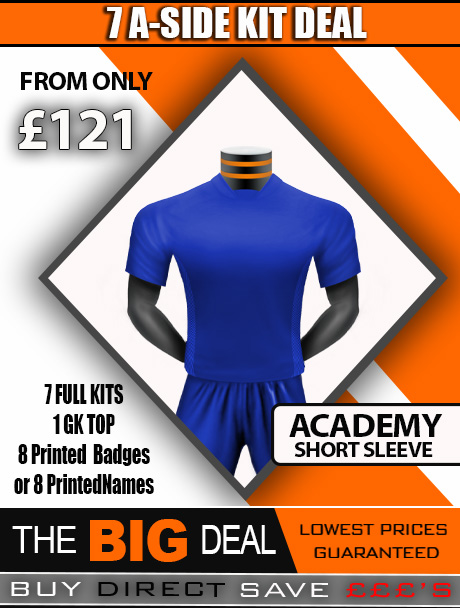 Academy 7 Small Sided SS Full Kit Deal