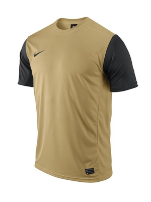 Nike Classic IV Clearance Football Shirt Gold/Black SS NI-23 - Teamwear Sale