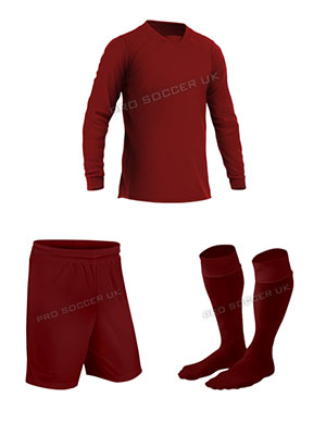 Academy Maroon Football Kits