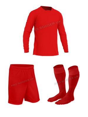 Academy Red Mini Kids Football Kits