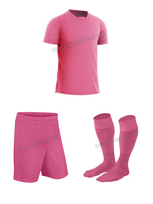 Academy Pink Short Sleeve Football Kits