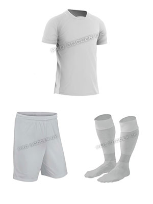 Academy White Short Sleeve Football Kits