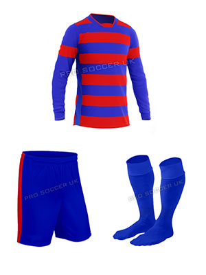 Hoop Blue/Red Football Kits