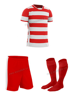 Hoop Red Short Sleeve Football Kit