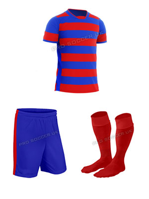 Hoop Red Short Sleeve Football Kits