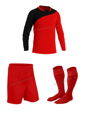 Lagos III Red/Black Football Kits - Team Kits