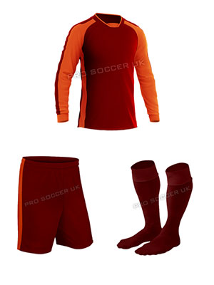 Legend 2 Maroon/Orange Football Kits