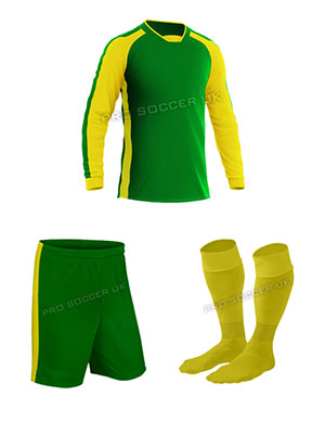 Legend 2 Green/Yellow Football Kits
