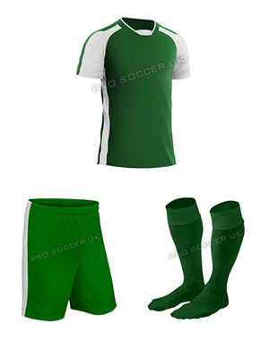 Legend 2 Green/White Short Sleeve Football Kits