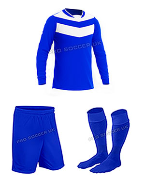 Euro Blue/White Football Kits
