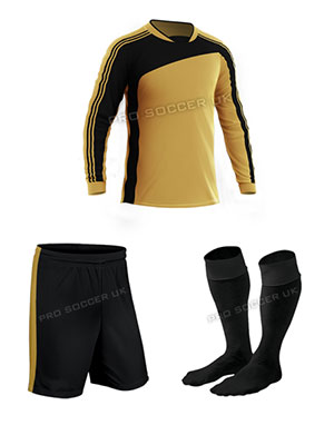 Striker II Gold Football Kits