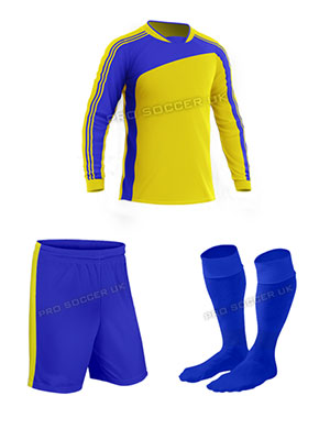 Striker II Yellow/Blue Football Kits