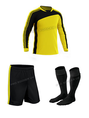 Striker II Yellow/Black Football Kits