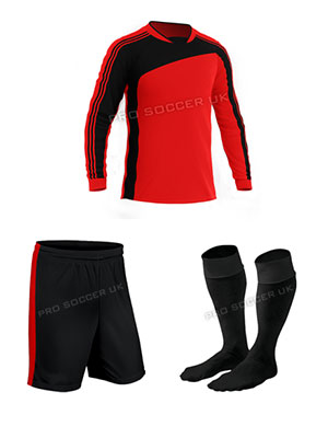 Striker II Red/Black Football Kits