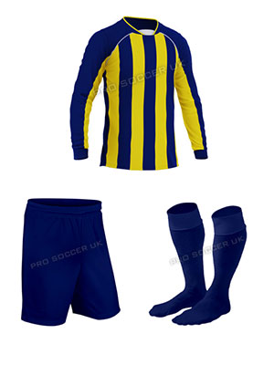 Team Navy/Yellow Football Kits