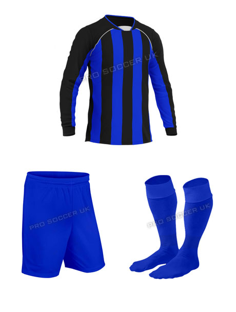 Team Blue/Black Football Kits