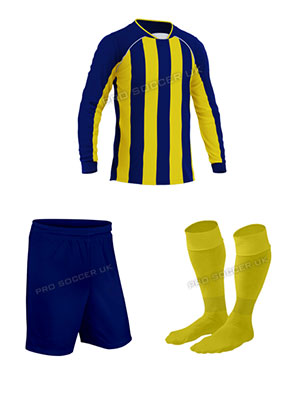 Team Navy/Yellow Football Kits