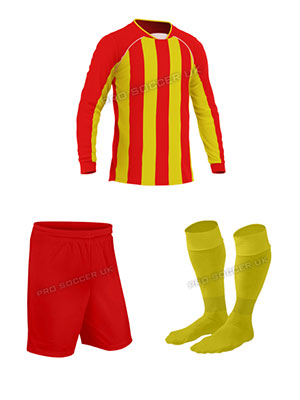 Team Red/Yellow Football Kits