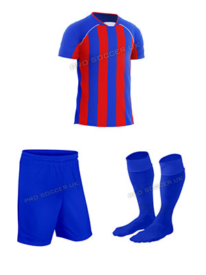 Team Blue/Red Short Sleeve Football Kits