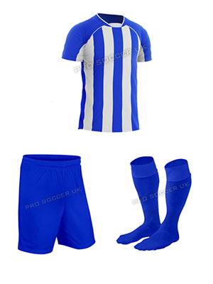 Team Blue/White Short Sleeve Football Kits